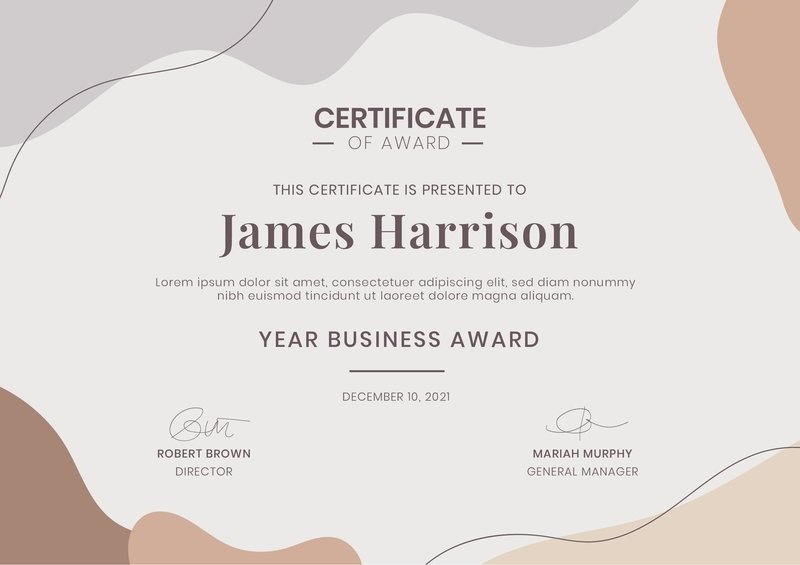 Startup Business Certificate